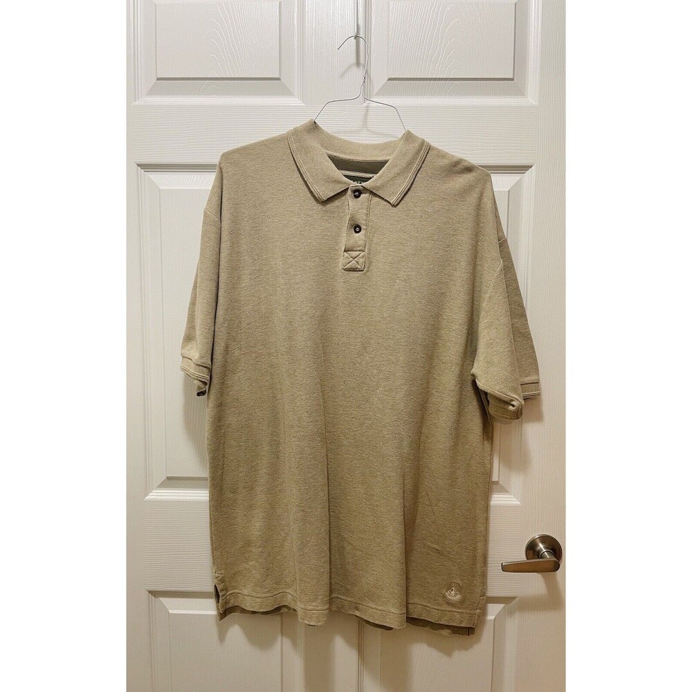 Ruff Hewn Men's Polo Shirt Size XL 100% Cotton Brown